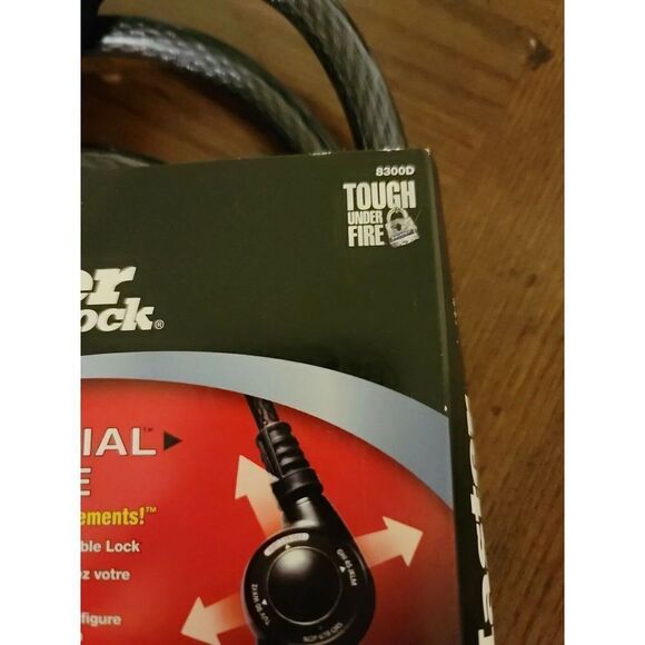 Master Lock 8300D Cable Lock 6 ft. Set Your Own Speed Dial Combination Bike Lock - Picture 3 of 7